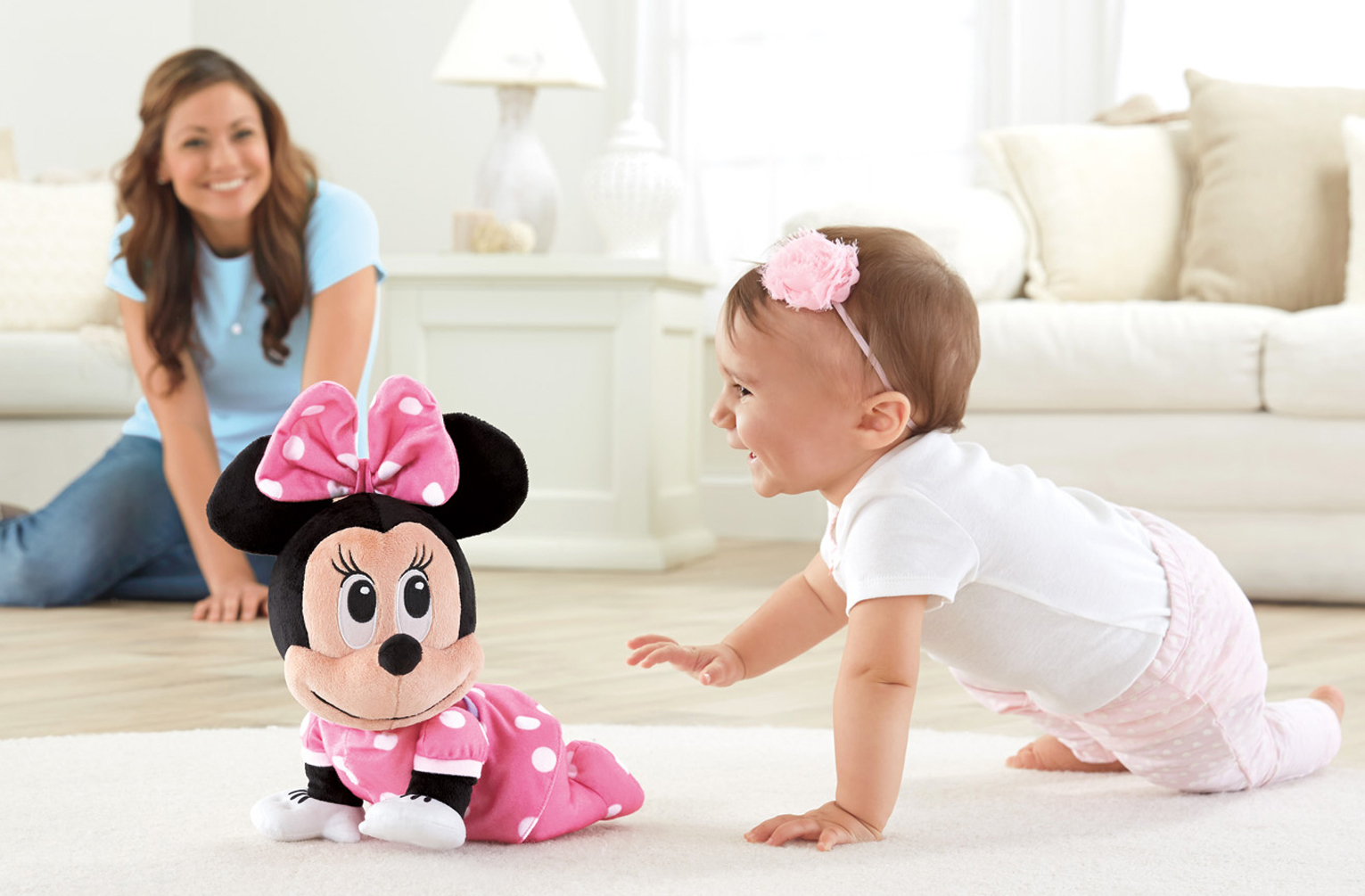 มินนี่เม้าส์ชวนคลาน Fisher-Price Disney Baby Minnie Mouse Musical Touch 'n Crawl