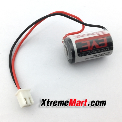 แบตเตอรี่ EVE ER14250 1/2AA 3.6V ขั้วขาว Lithium Battery with White Plug