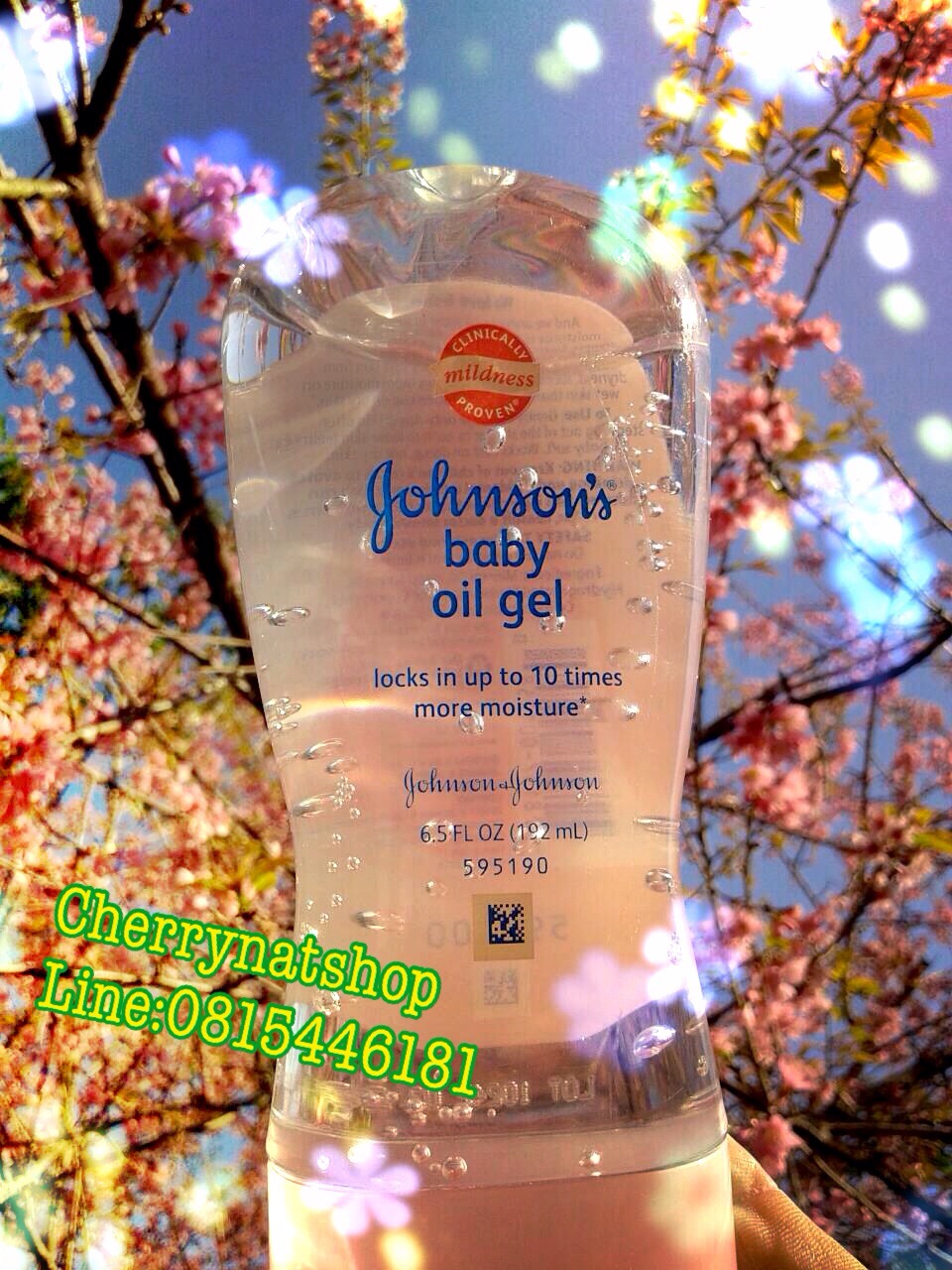 พร้อมส่งJohnson's Baby Oil Gel จอห์นสันเบบี้ออยเจล (แบบไม่มีในไทย) 6.5 oz (192ml)สีชมพูสูตรดั้งเดิม