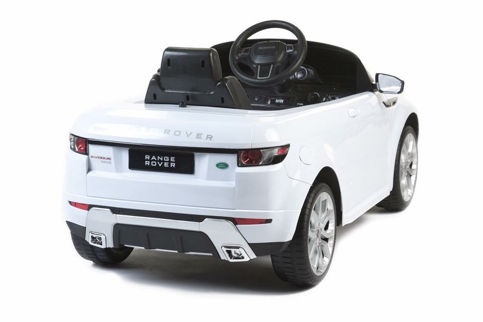 รถแบตเตอรี่พร้อมรีโมทบังคับวิทยุภายใต้ลิขสิทธิ์แท้ของรถยนต์ Land Rover - Range Rover Evoque 12V Battery-Powered Ride-On SUV