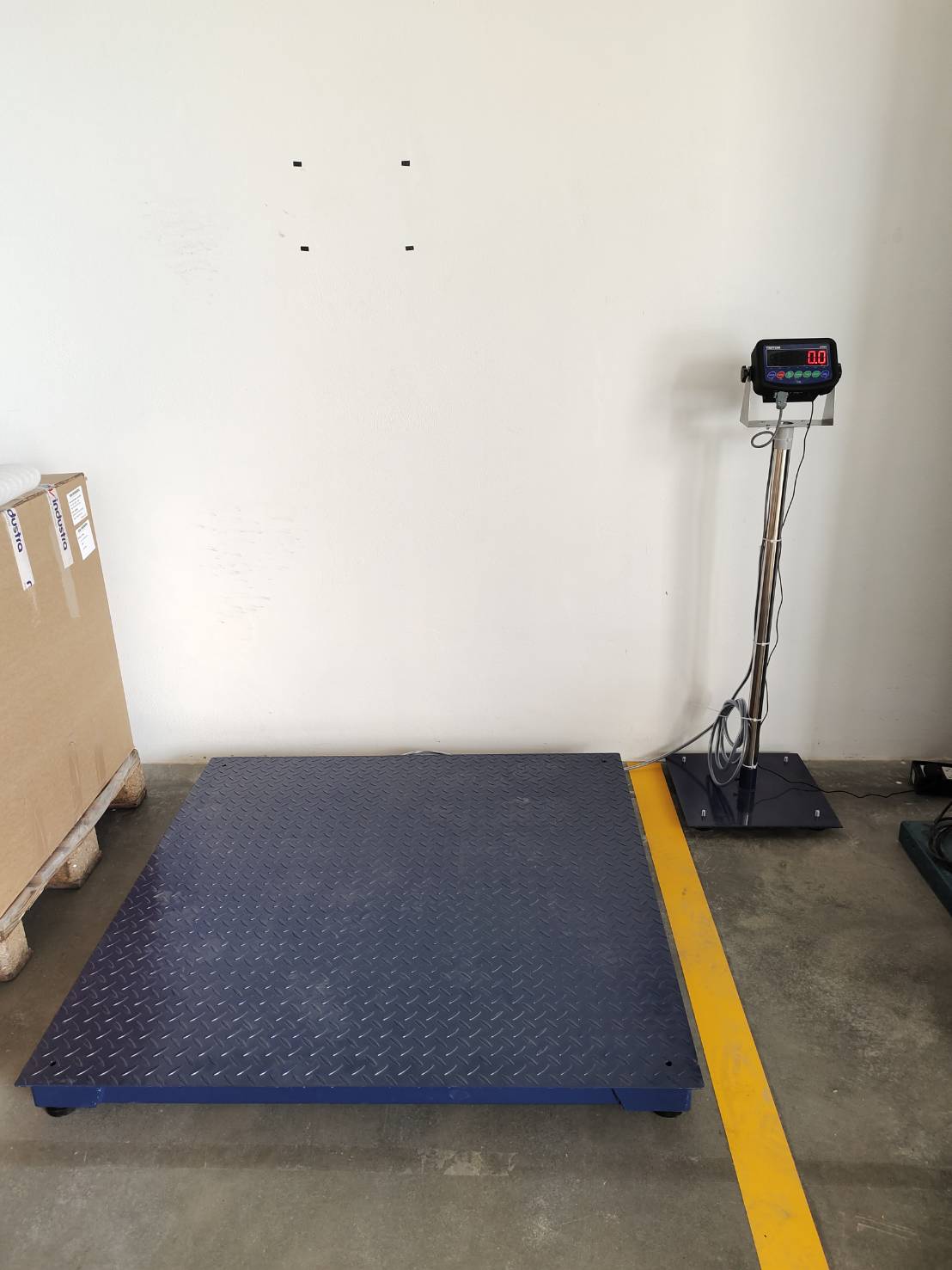 เครื่องชั่งวางพื้น ยี่ห้อ Triton แท่นชั่งขนาด 1.2x1.2เมตร GT07-1.2m