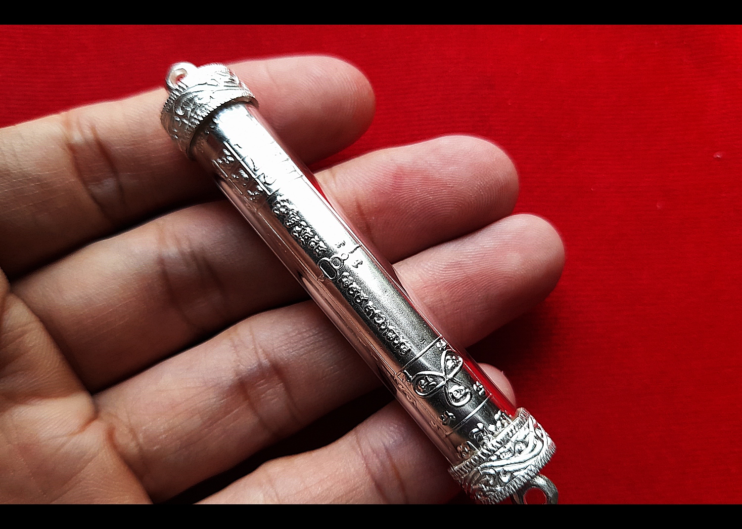 ตะกรุดมหาระงับ รุ่นแรก เนื้อเงินแท้ ปี2563 #รับประกันแท้