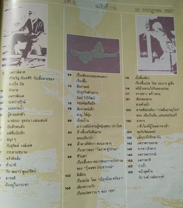 แพรว ฉบับที่ 118 **มีงานเขียนของ 'รงค์ วงษ์สวรรค์