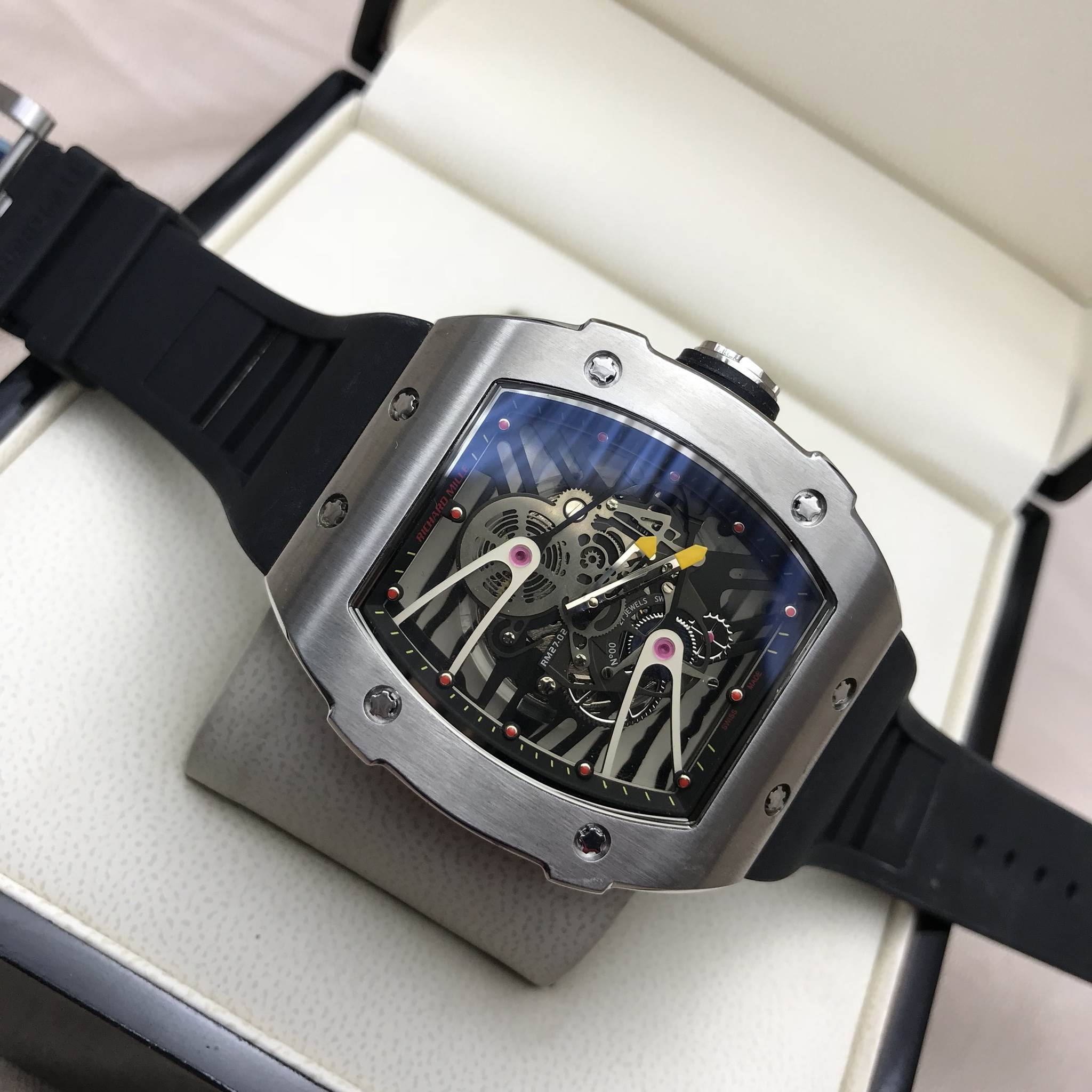นาฬิกา Richard Mille RM027-02 Rafael Nadal Tourbillion งาน Mirror Swiss