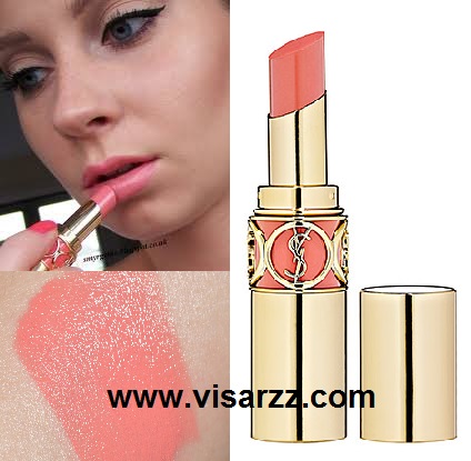 YSL Rouge Volupte Lipstick (Yves Saint Laurent Silky Sensual Radiant Lipstick) # 13 Peach Passion ลิปสติกสีสวย มาในแพคเกจหรูๆ หวานๆ ค่ะ