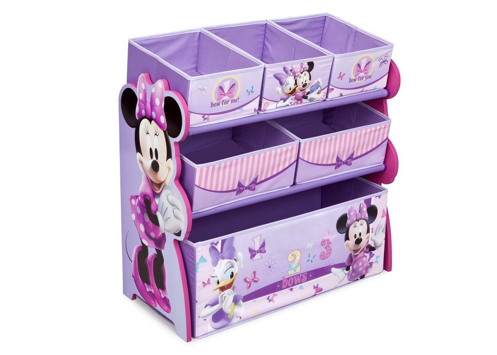 ชั้นเก็บของเล่นสำหรับลูกน้อย Delta Children Multi-Bin Toy Organizer (Disney Minnie Mouse)