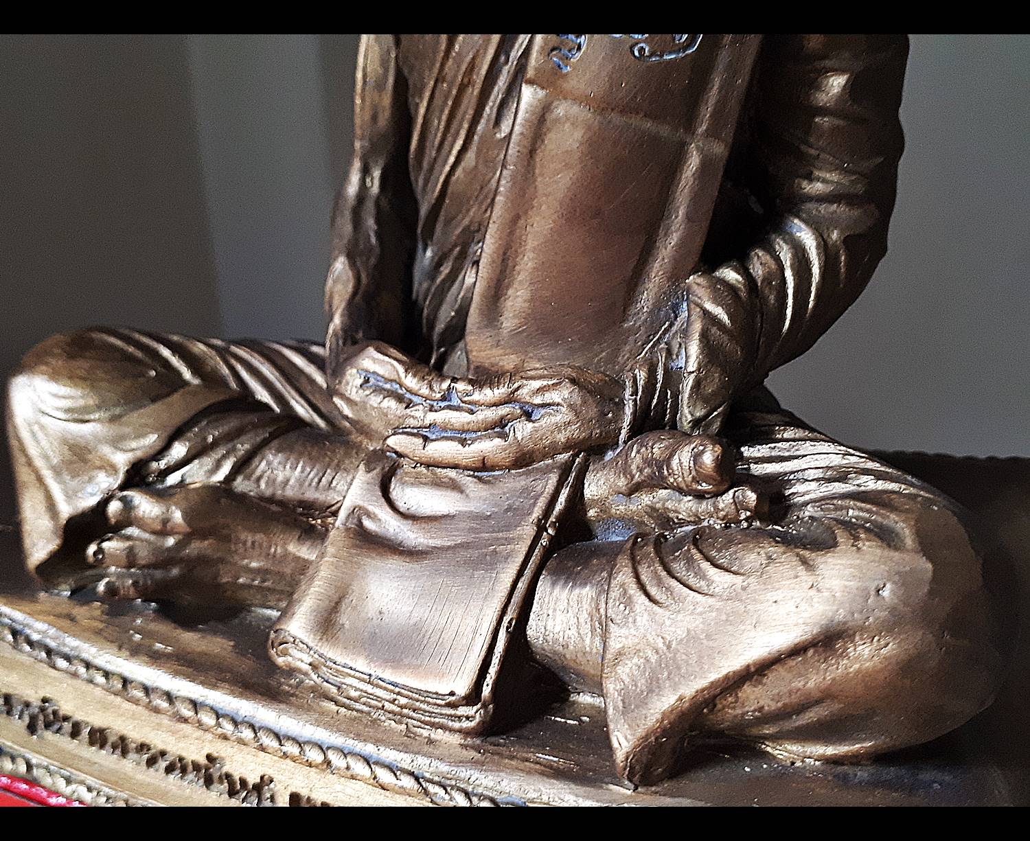 รูปหล่อ หลวงพ่อเดิม วัดหนองโพ จ.นครสวรรค์ เนื้อทองเหลือง ปี2553 - (หน้าตัก5นิ้ว สูง7.5นิ้ว) - หลวงพ่อรวย หลวงพ่อเพิม หลวงพ่อพูน ร่วมปลุกเสก