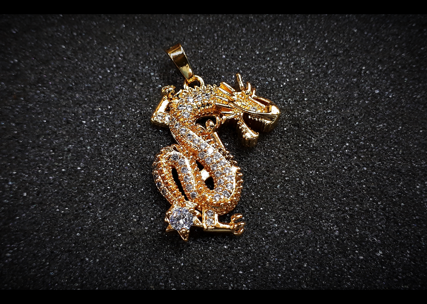 จี้ สร้อยคอ พวงกุญแจ มังกร (ชุบทอง ประดับเพรช) (ขายส่ง ขายปลีก)