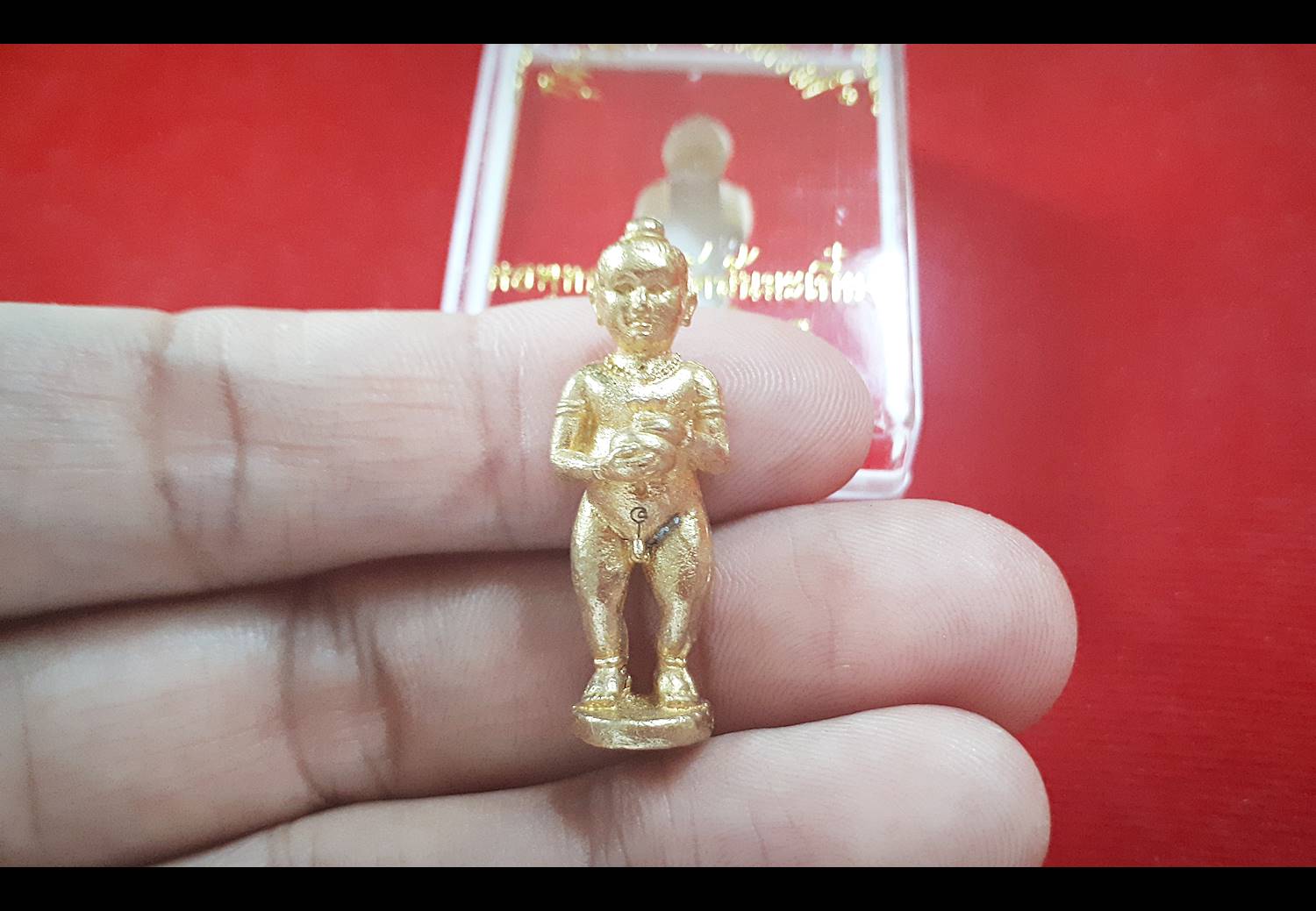 กุมารทองเทพ ดวงดี เนื้อชนวน ปี2562 #รับประกันแท้ - ครูบากฤษดา วัดสันพระเจ้าแดง(วัดป่ายาง) จ.ลำพูน อฐิษฐานปลุกเสก