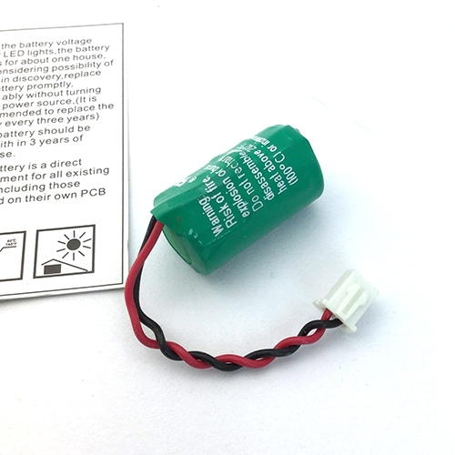 แบตเตอรี่ลิเธี่ยม VARTA CR1/2AA 3V 14250 Lithium Battery พร้อมสายและขั้ว (ขั้วสีขาว)