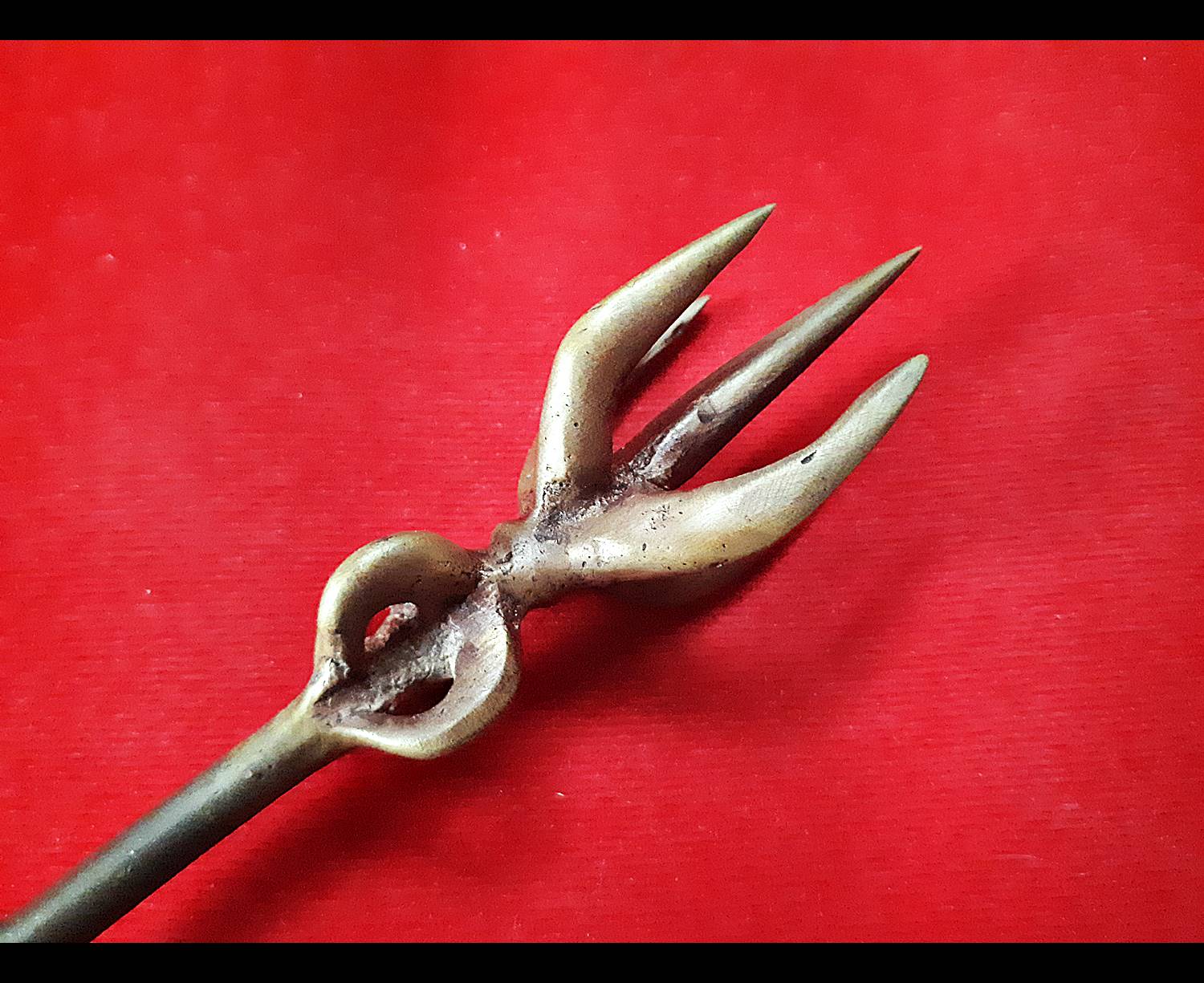 อาวุธ วชิราวุธ เนื้อทองเหลือง (ยาว15นิ้ว) - (งานสั่งทำใหม่ ตามออร์เดอร์)