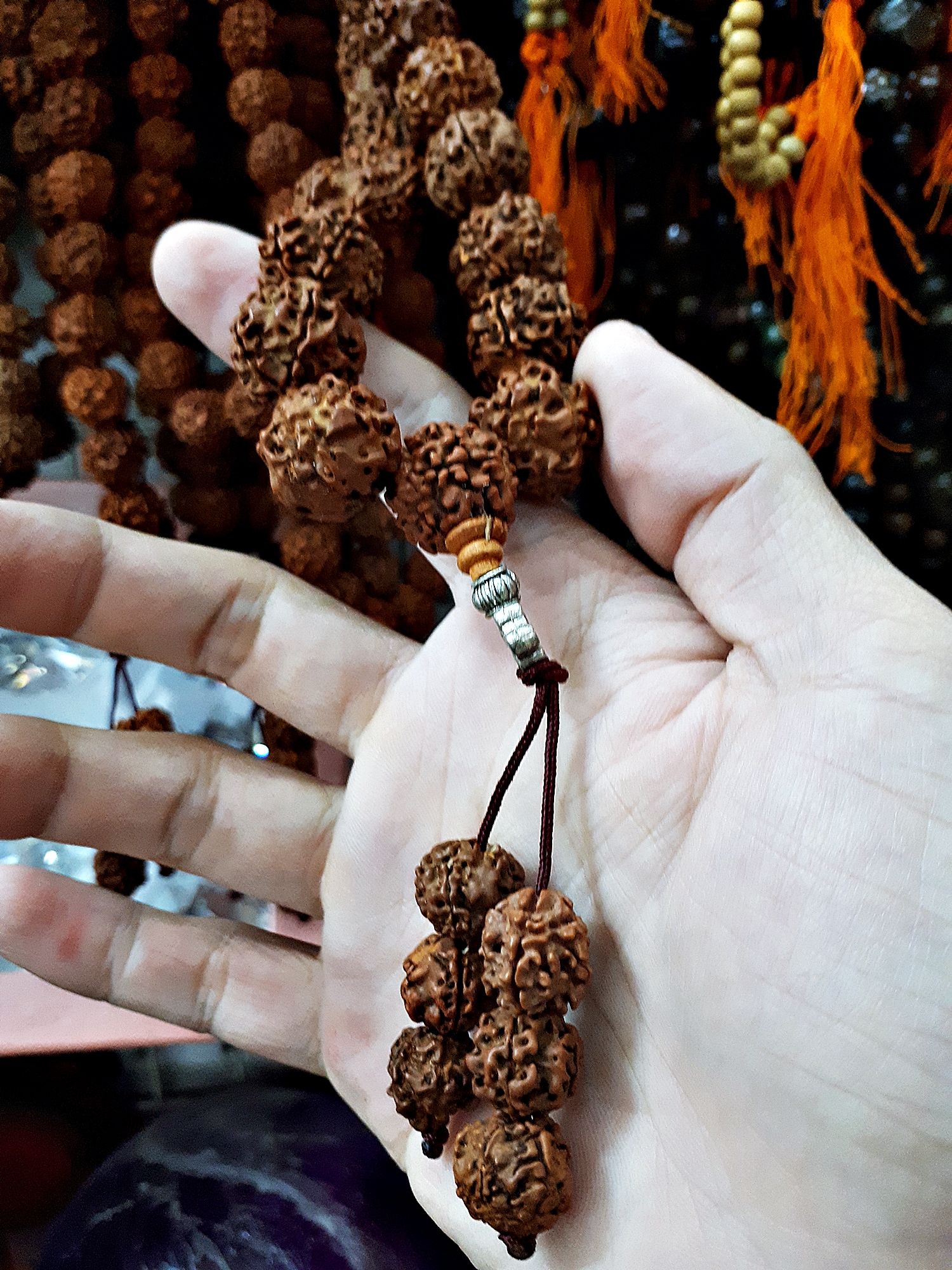 ประคํา น้ำตาพระศิวะ เมล็ดรุทรักษะ สร้อยคอ และ ข้อมือ ของแท้นำเข้าจาก อินเดีย (ขายปลีก ขายส่ง)