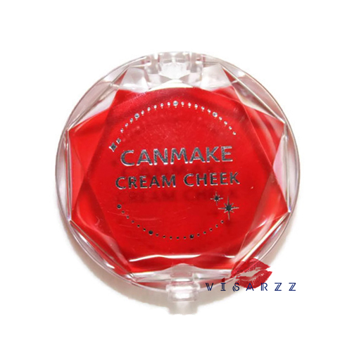 Canmake Cream Cheek # CL01 Clear Red Heart บลัชออนเนื้อครีมใส เม็ดสีชัดเจน ให้โทนแดงเลือดฝาดธรรมชาติดุจสาวแรกรุ่นค่ะ