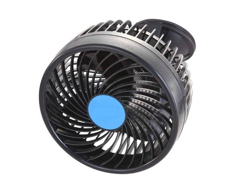 พัดลมติดรถยนต์ พัดลมระบายความร้อนในรถยนต์DC12/24Vปรับได้360องศา