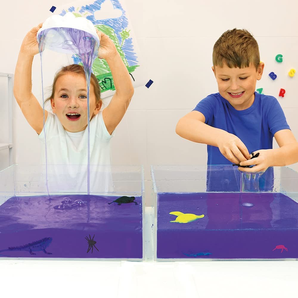 ผงสไลม์แสนสนุกสำหรับเด็ก Zimpli Kids Slime Baff (Glittery Purple)