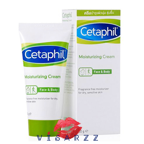 (Exp05/19) Cetaphil Moisturizing Cream 50g ครีมบำรุงผิวสำหรับผิวผู้มีอาการแพ้ง่าย ผิวหน้าแห้ง หรือผิวหนังอักเสบ