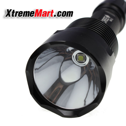 ไฟฉาย UltraFire C12 Cree XM-L2 5-Modes Memory LED Flashlight - Black (18650)