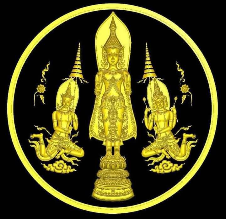 เหรียญ(ทำน้ำมนต์) พระพิชัยสงคราม(พระปางห้ามสมุทร) หลัง ยันต์มหาอริยโสฬส(คุ้มครองดวงชะตา คุ้มครองหนุนตั้งบ้านตั้งเมือง) เนื้อนวะโลหะ(มีส่วนผสมของทองคำและเงิน) (พิธีพิชัยสงคราม) ปี2564 #รับประกันแท้ - หลวงพ่อเล็ก วัดท่าขนุน อฐิษฐานจิตปลุกเสก