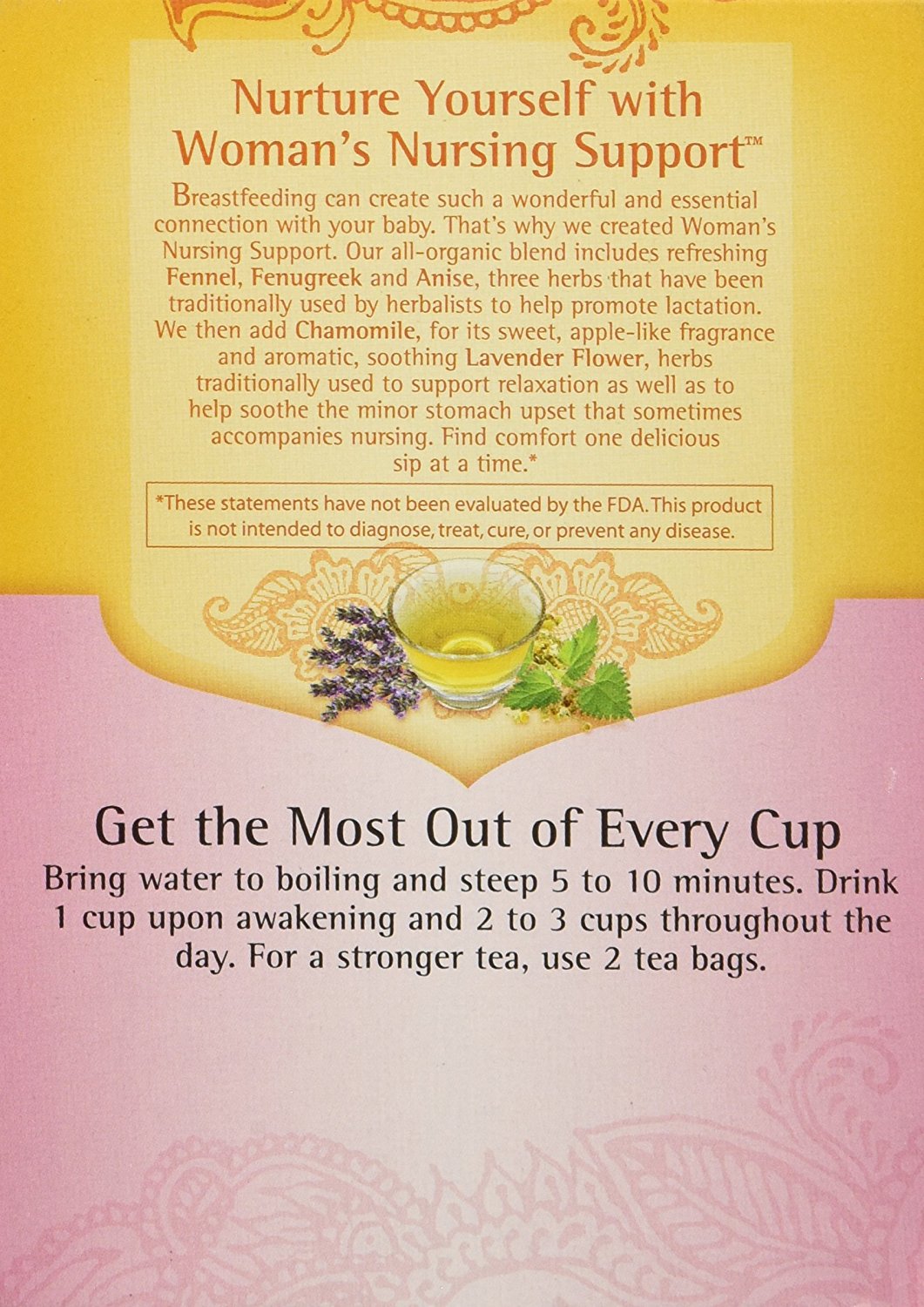 ชาเพิ่มน้ำนมจากสมุนไพรธรรมชาติ Yogi Woman's Nursing Support