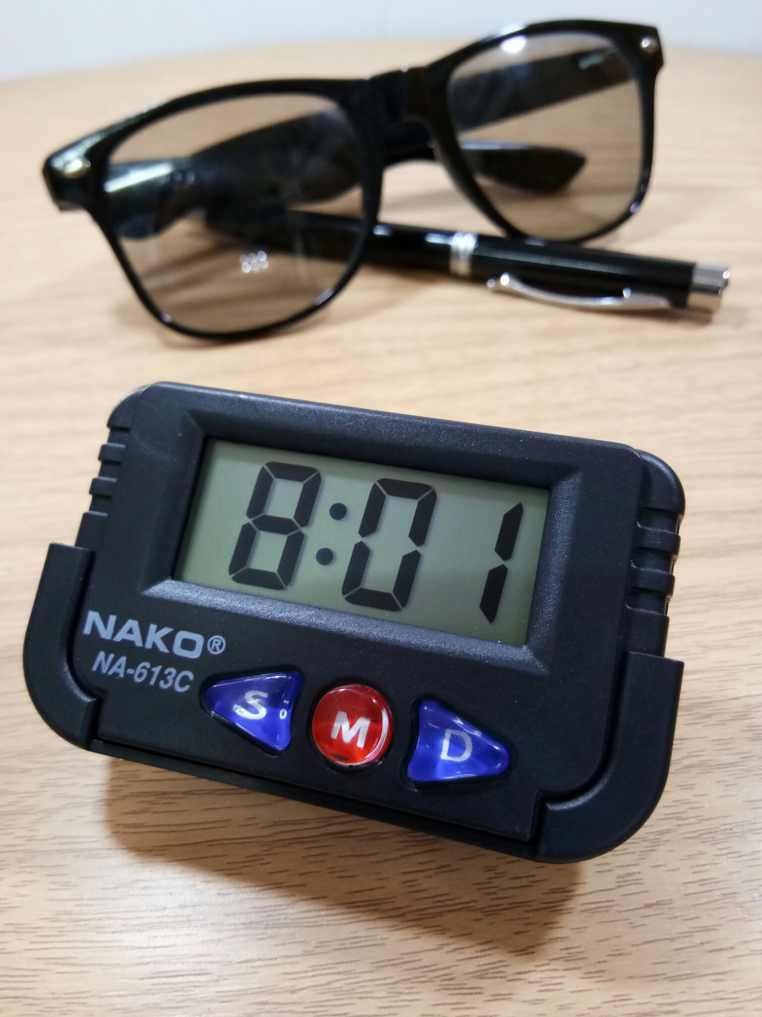 นาฬิกาตั้งโต๊ะ นาฬิกาติดรถยนต์NAKO รุ่น NA-623C