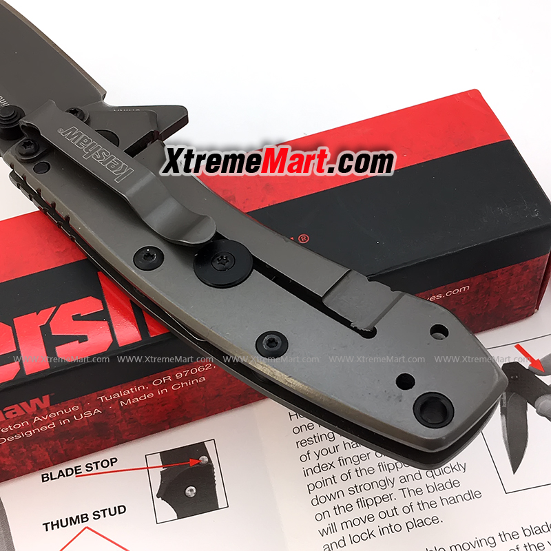มีดพับ Kershaw 1555TI Stainless Steel Survival Folding Knife เล่มละ