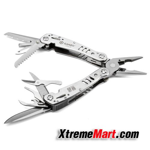คีม Ganzo G302H สีเงิน Stainless Steel Multi-Tool