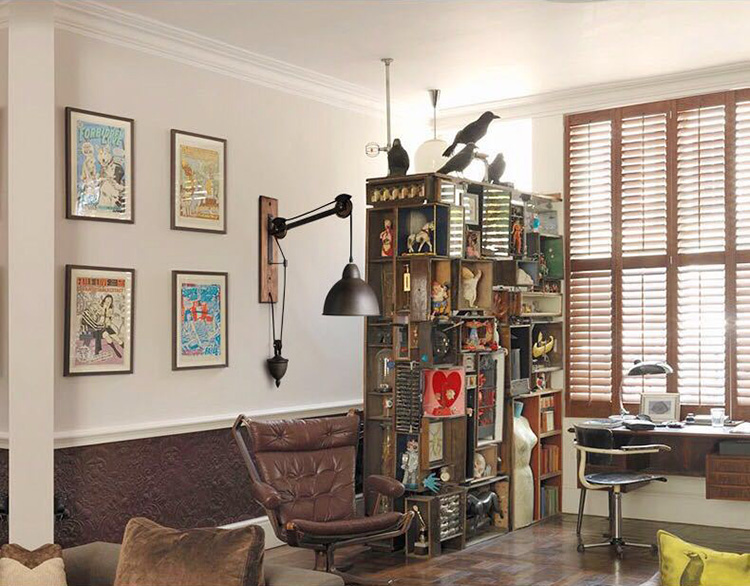 โคมไฟติดผนังสไตล์ Industrial ฐานไม้ รุ่น [17080]