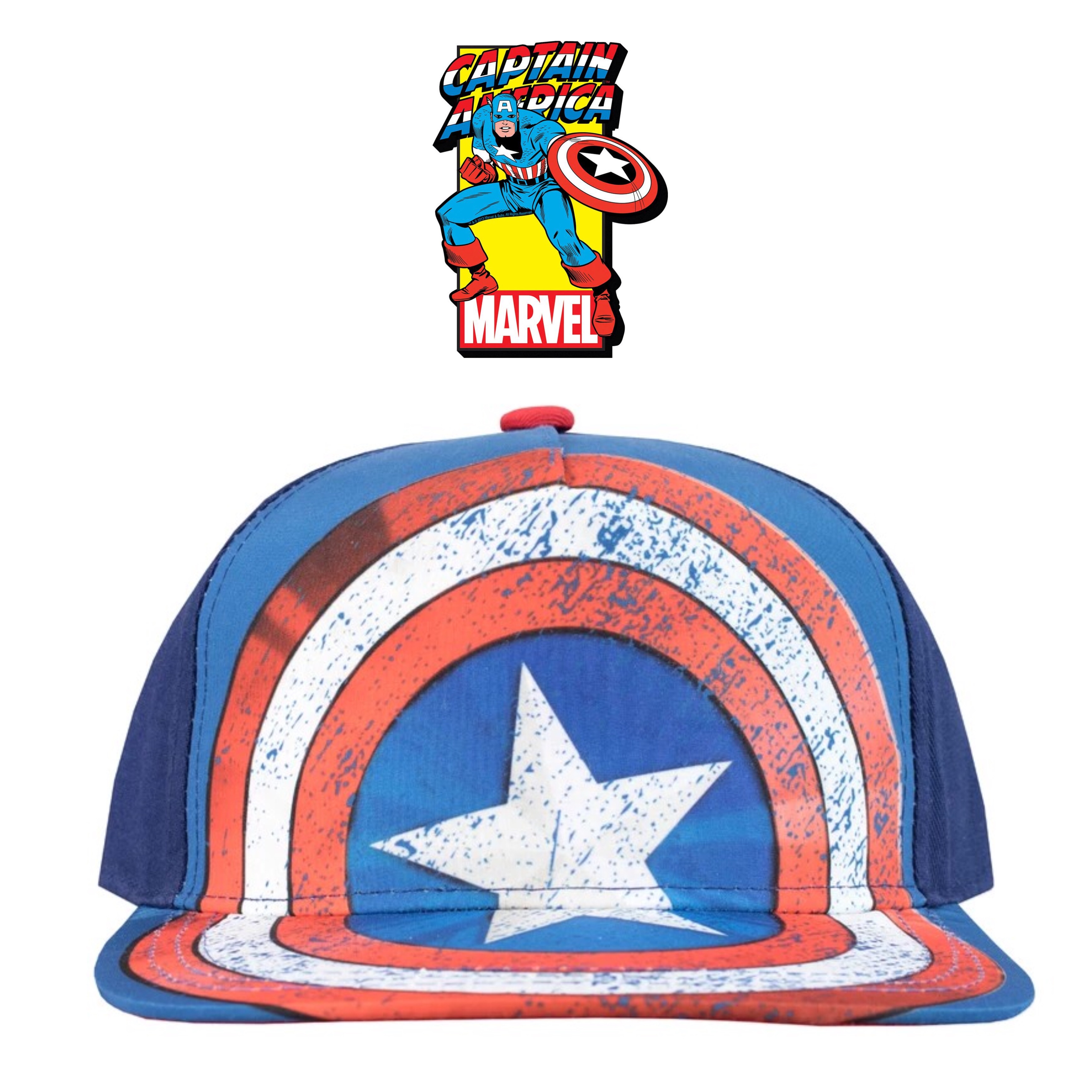 หมวกแก็ปสำหรับแฟนๆซุปเปอร์ฮีโร่ Character UK Disney Marvel Captain America Cap