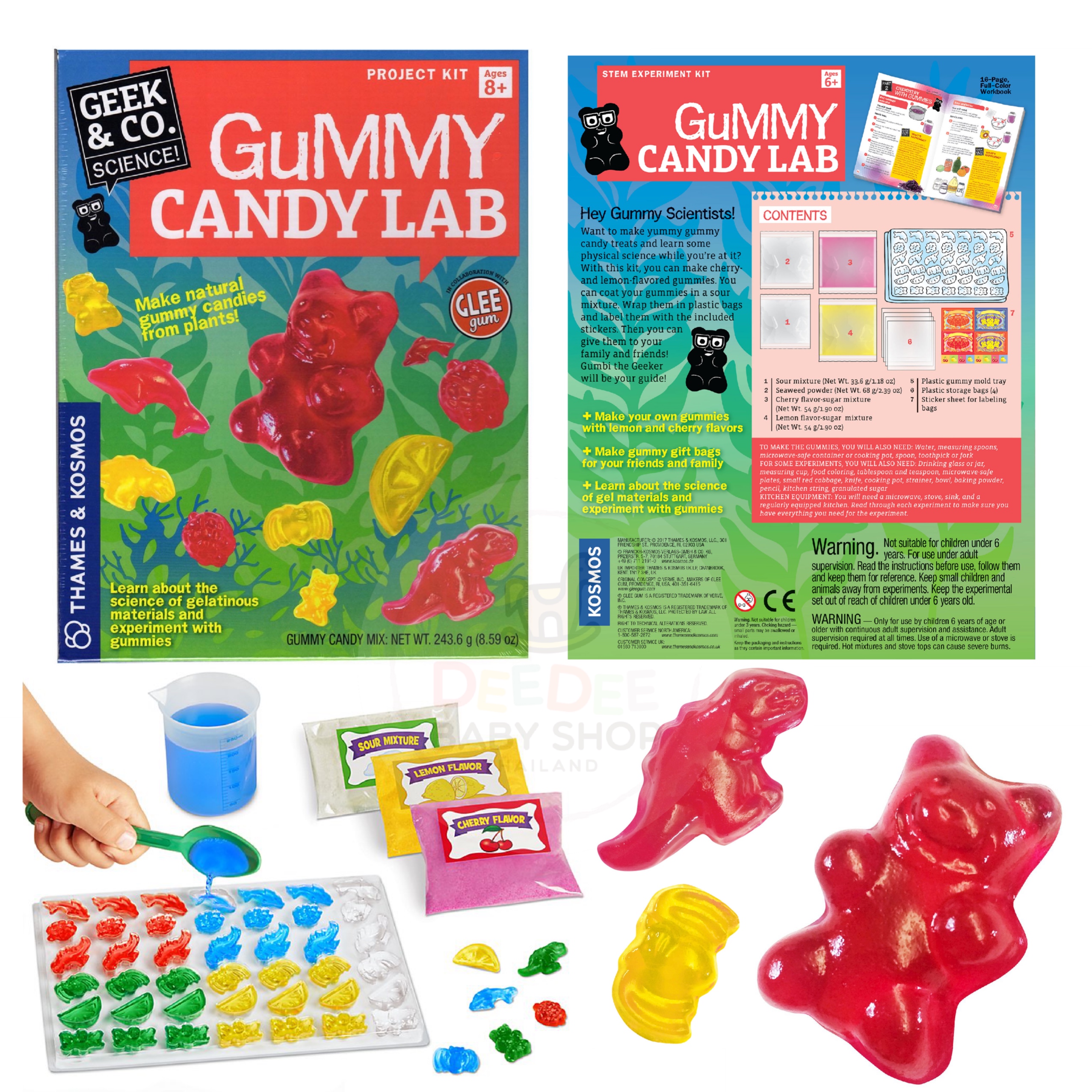 ชุดทดลองผลิตกัมมี่แบร์ THAMES & KOSMOS Gummy Candy Lab
