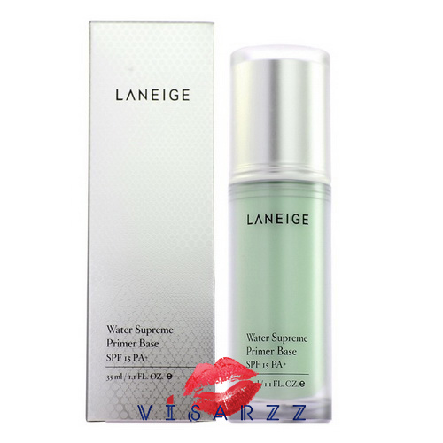 (ลดมากกว่า 40%) Laneige Water Supreme Primer Base No.60 Light Green 35mL เบสสูตรน้ำเนื้อบางเบาอุดมไปด้วยมอยส์เจอร์ไรเซอร์ ปกปิดรูขุมขน พรางรอยแดง