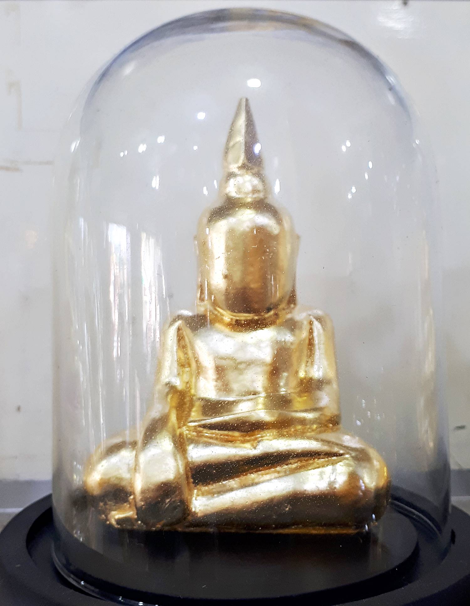 รูปหล่อ หลวงพ่อทอง วัดเขาตะเครา สมัยดั่งเดิม หน้าตัก3นิ้ว ปิดทองแท้