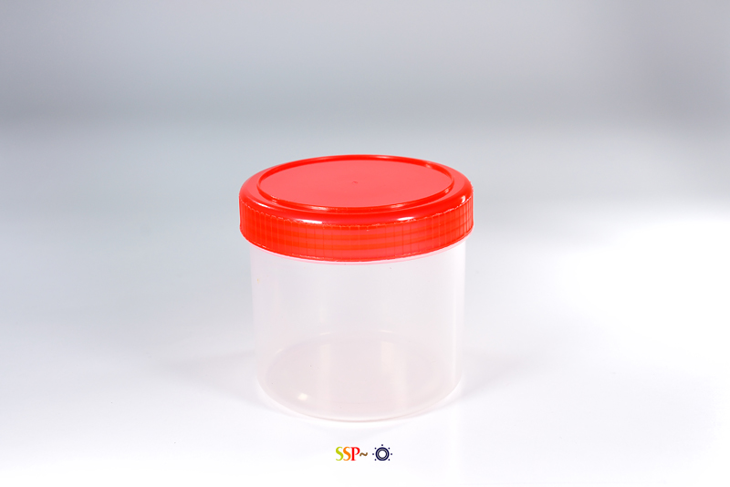 P07546 กระปุกกะปิ ฝาแดง (7*7*6 cm) No.1401 ราคาส่งต่อ 72 โหล : 864 ใบ: 3.25บ ต่อใบ