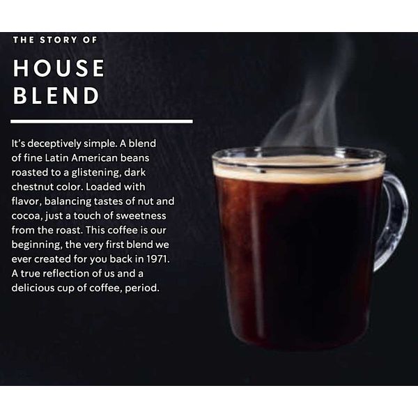 (House Blend Americano) Starbucks Capsule Dolce Gusto x12 Capsules แคปซูล สตาร์บัคส์