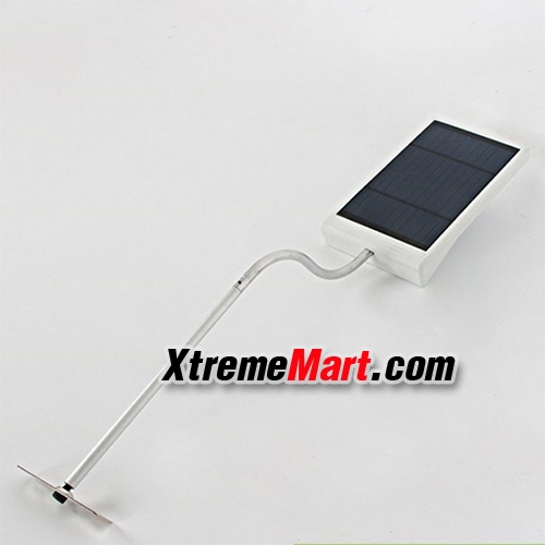 ชุดโคมไฟถนนโซล่าเซลล์ ระบบ Sensor ปิด-เปิดอัตโนมัติ 24 LED แสงสีขาว for Street Light and Outdoor