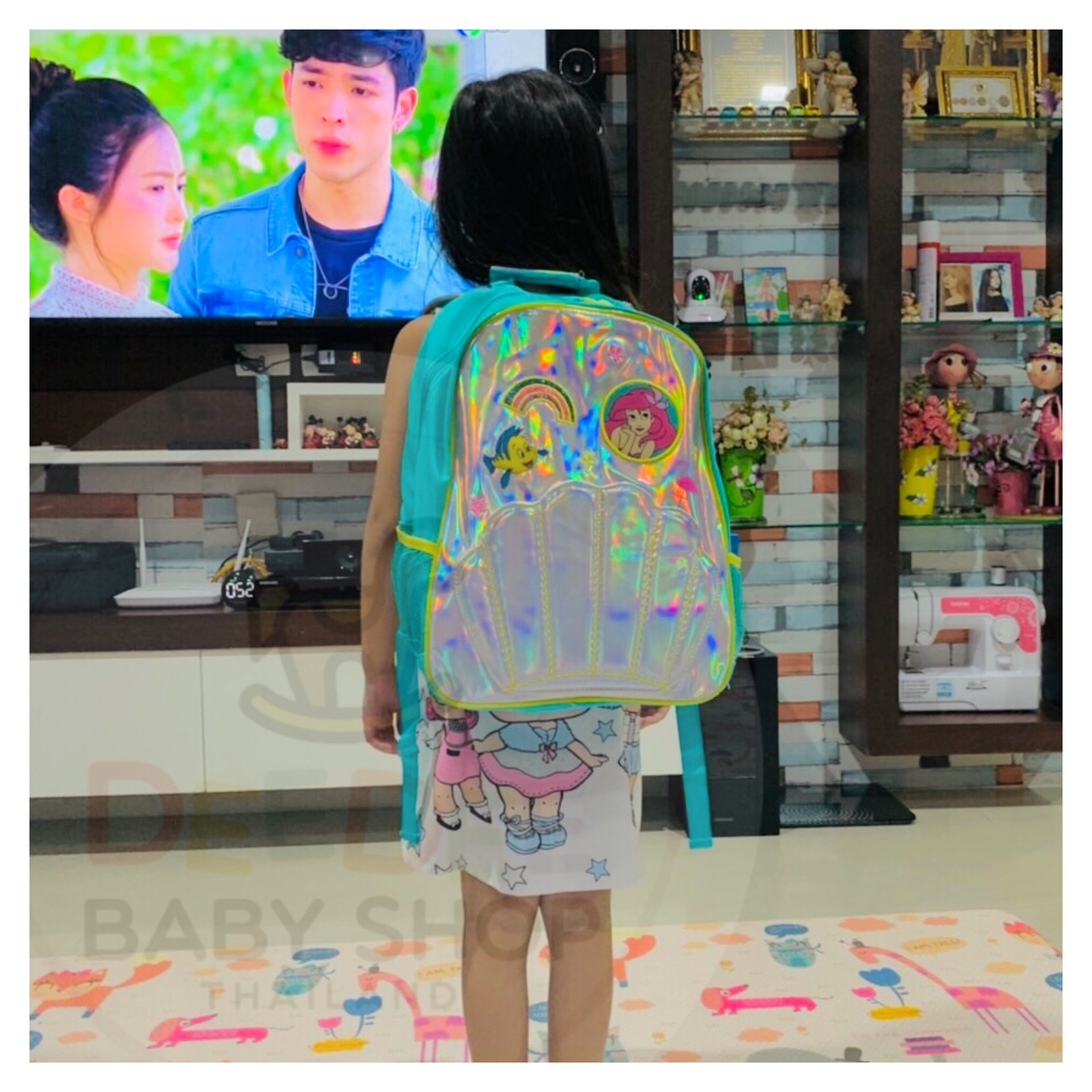 กระเป๋าเป้สะพายหลังสำหรับเด็ก Disney Ariel The Little Mermaid Backpack (2019)