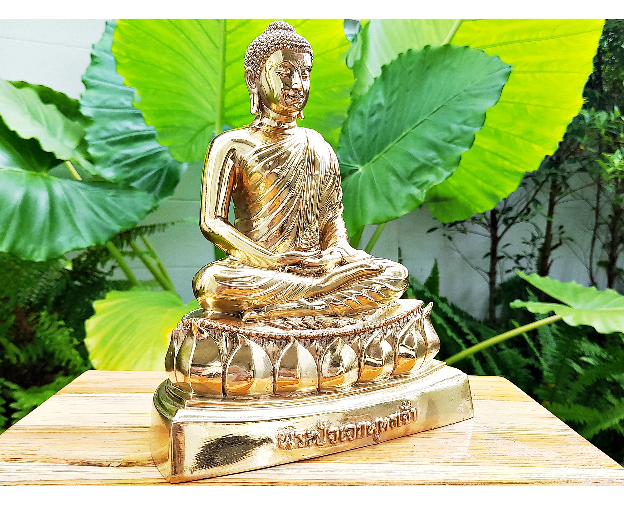 รูปหล่อ พระปัจเจกพุทธเจ้า (ขนาดตั้งบูชา หน้าตัก5นิ้ว ฐาน7นิ้ว สูง9นิ้ว) เนื้อโลหะ(ทองเหลืองผสมเนื้อเงินมหาสะท้อนที่หล่อองค์พระปัจเจกพระพุทธกเจ้าจากองค์จริงต้นฉบับ) ปี2564 #รับประกันแท้ #การันตีแท้ - ปลุกเสกโดย หลวงพ่อเล็ก วัดท่าขนุน