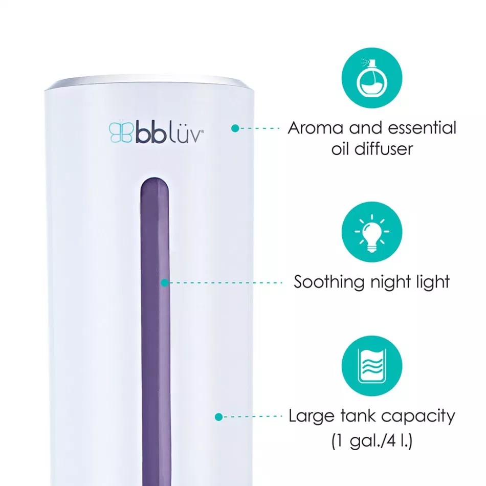เครื่องฟอกอากาศและสร้างความชื้น bblüv Ümi 2-in-1 Ultrasonic Humidifier & Air Purifier