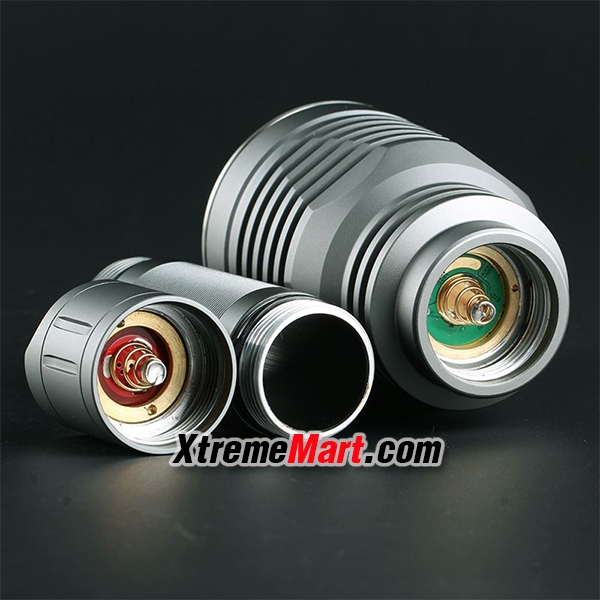 ไฟฉาย Convoy M21C หลอด SST40 2300lm แสงสีขาวอมเหลือง มี 4 โหมด 5000K LED Portable Flashlight (สีเทา)