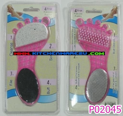 P02045 หินขัดเท้า4ใน1รูปเท้า 096ma ราคาส่งต่อ 12 แผง (180 บ/โหล ส่ง 15 บาท ขายส่งทุกอย่าง 20 บาท)