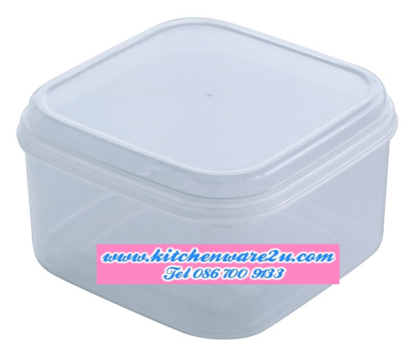 P09206 กล่องถนอมอาหารเวฟเหลี่ยม (20.5*20.5*12 cm) No.218-3 ขายยกมัด (ราคาส่งต่อ 6 โหล: 72 ใบ: เฉลี่ย 290 บ/โหล)
