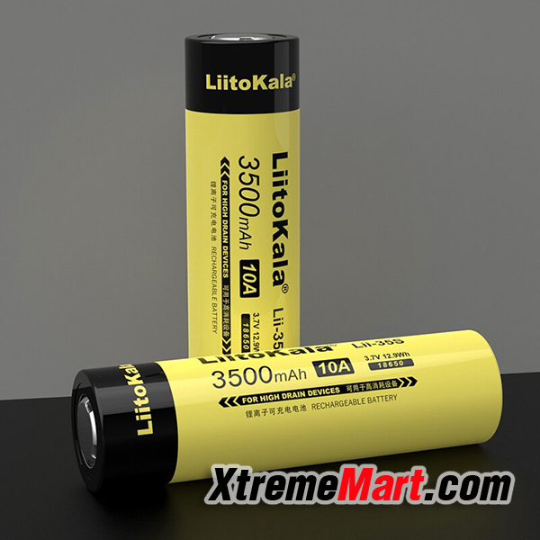 แบตเตอรี่ชาร์จได้ LiitoKala 18650 Lii-35S 3.7V Li-ion 3500mAh (ของแท้ ความจุเต็ม) Lithium battery (ก้อนละ)