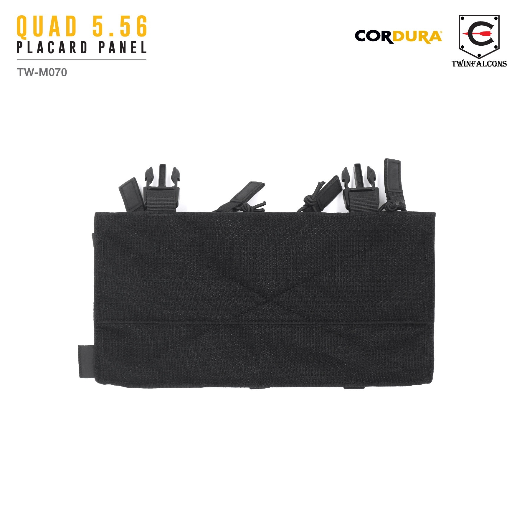 ซองแม็กกาซีน Quad 5.56 Placard Panel ( Twinfalcons ) [ TW-M070 ] (K1890)