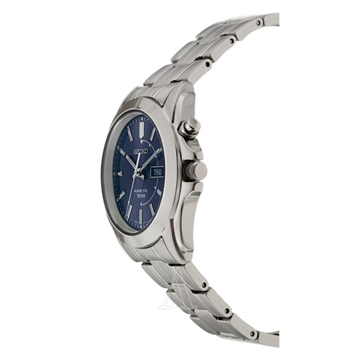 Seiko Men's Watch Silver/Blue Stainless Steel SKA655P1