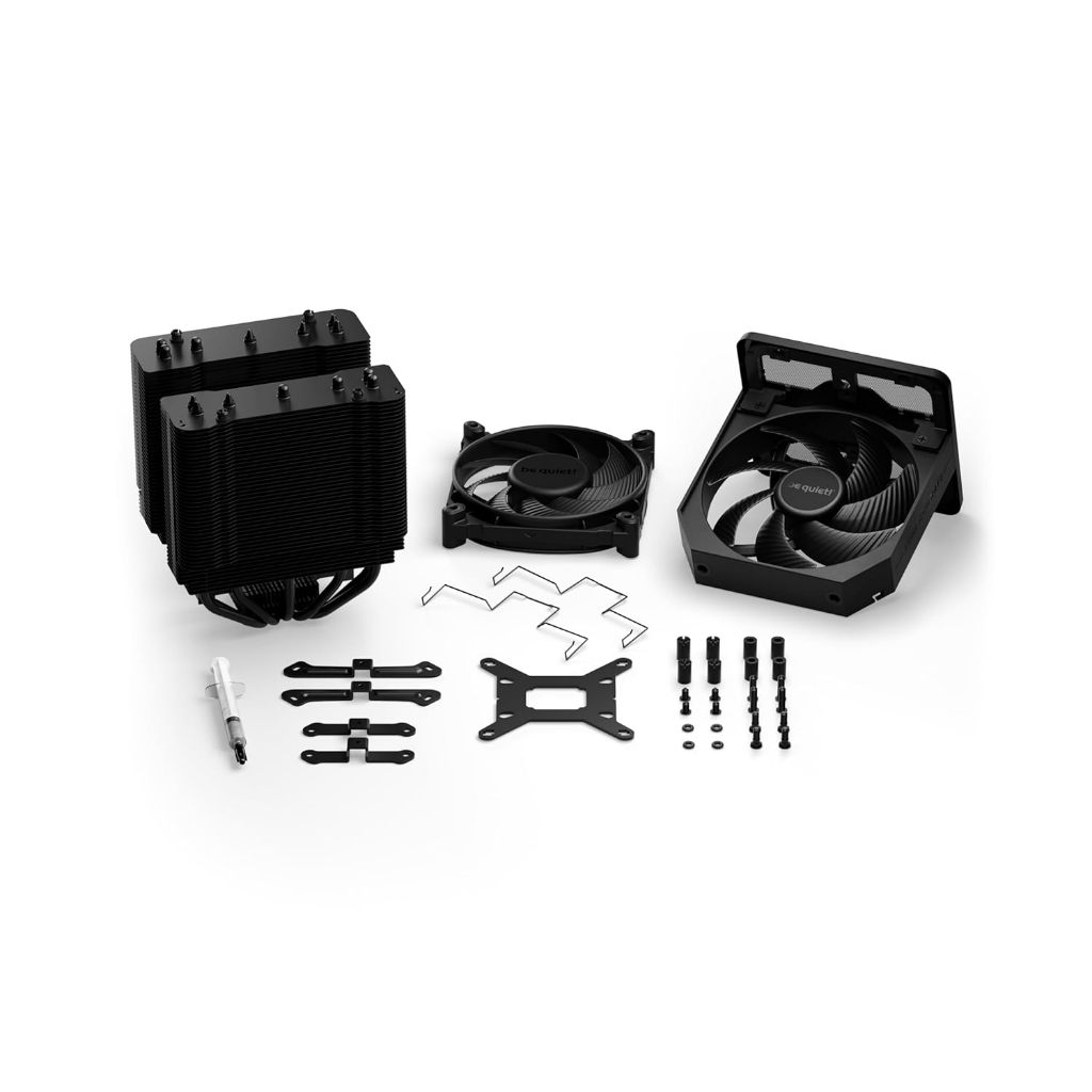แถมขาล็อค LGA 1700 be quiet! Dark Rock Pro 4, 250W TDP, CPU Cooler พัดลมซีพียู BK022 / Dark Rock PRO 5 BK036