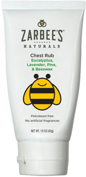 บาล์มธรรมชาติสำหรับเด็กและผู้ใหญ่ Zarbee's Naturals Chest Rub with Eucalyptus, Lavender, Pine & Beeswax