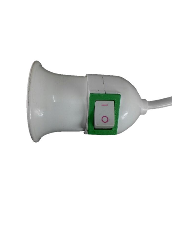 ขั้วใส่หลอดไฟแบบเกลียวพร้อมสายไฟ