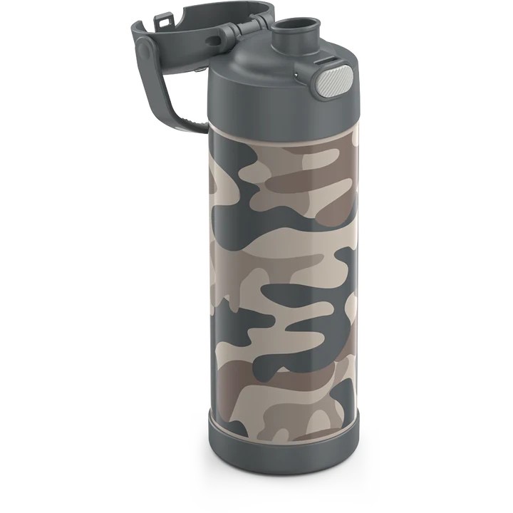 กระติกน้ำสเตนเลสรักษาอุณหภูมิ Thermos Camo FUNtainer Vacuum Insulated Stainless Steel Bottle 16OZ with Bali Handle