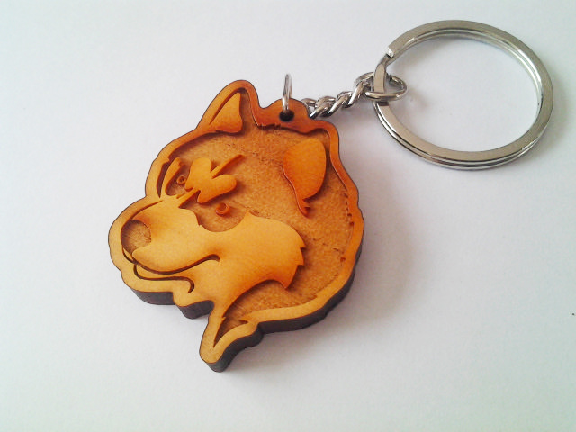 พวงกุญแจ หมาไซบีเรียน ฮัสกี้ แบบ 2