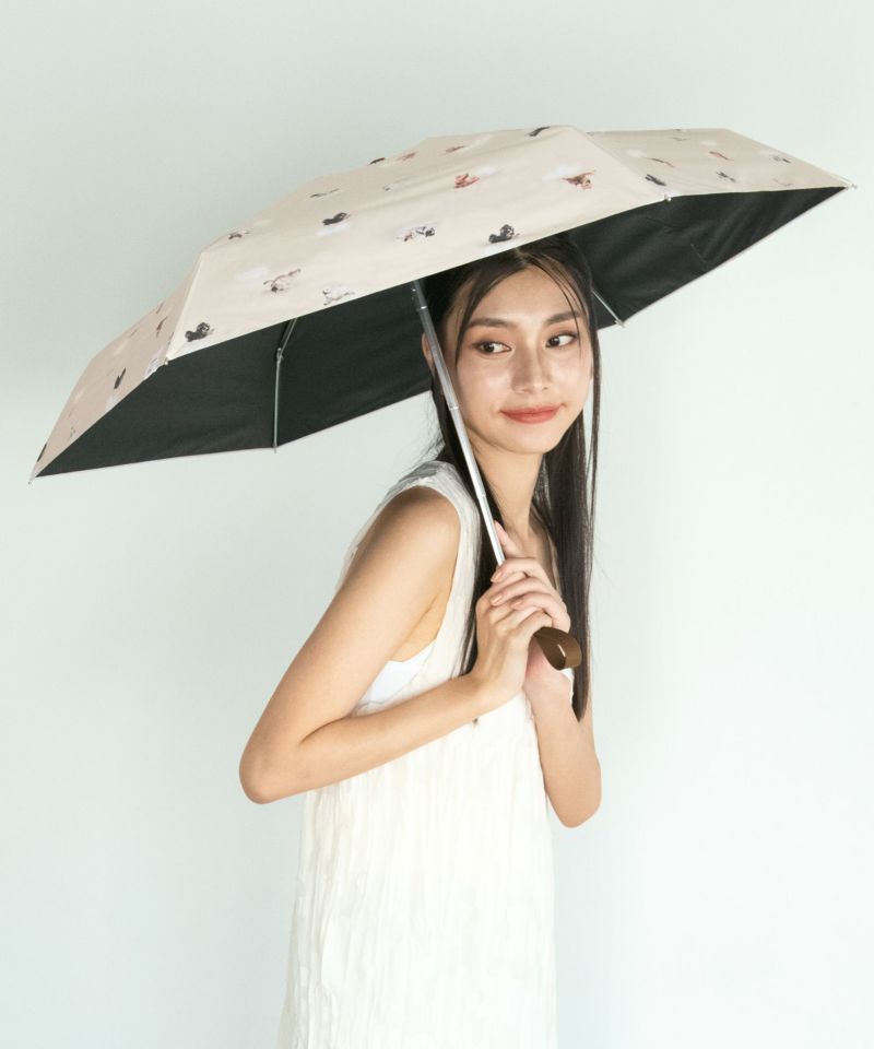 (น้องหมาบิน สีครีมเบจ 0836) WPC x Hikouken Flying Dog ร่มกัน UV แบรนด์ดังจากญ๊่ปุ่นที่มีจุดเด่นเรื่องความคงทนแข็งแรง แต่น้ำหนักเบา ขนาดเล็กพกพาง่าย มาในคอลเลกชั่นสุดน่ารัก