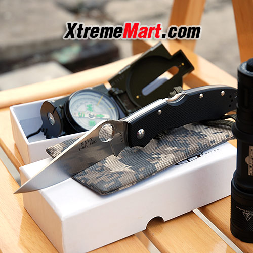 มีดพับ NAVY Backlock Stainless Steel 440C Folding Knife K-631